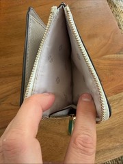 NWOT Kate Spade Margaux Enamel Spade Small Bifold Wallet