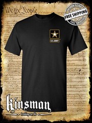 US Army Logo Crest T-Shirt / United States of America Military Official Licensed