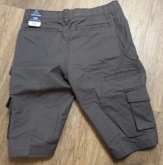 George Cargo Shorts Below The Knee Men’s 32 14” Inseam Gray Cotton Stretch