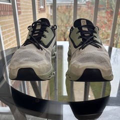 On Cloudstratus Shoes Women’s 11 White Green Athletic Running Lifestyle Sneakers