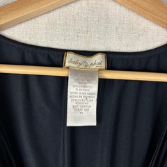 Baby Phat Y2K Rhinestone Gold Keyhole Ring Detail Stretch Blouse XL