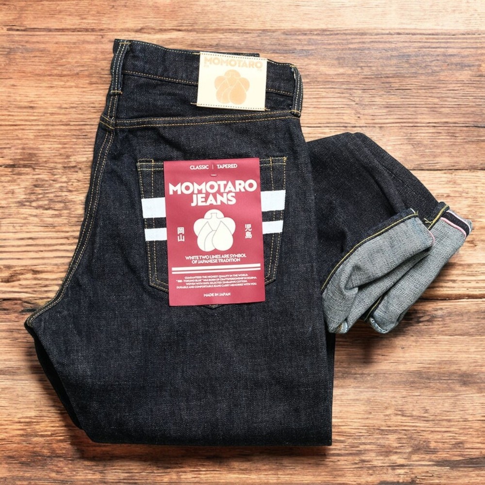 MOMOTARO JEANS #200 CLASSIC TAPERED 15.7oz TOKUNO BLUE MMJB0201 Made in JAPAN