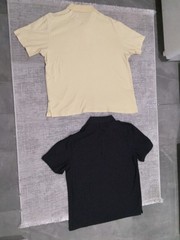 Lot Of 2 Polo Shirts Mens Size Large Mixed Brands. Yellow/Black. C23