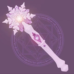 Funny Princess Light Up Snowflake Wand Flashing Snow Star Wands Children Toys