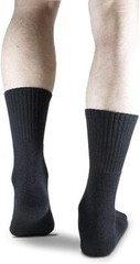 3-6-12 Pairs Men’s Plain Solid Sports Athletic Work Crew Socks Size 9-11 10-13