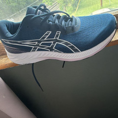 ASICS GEL-Excite 9 Blue Running Sneaker Lace-Up Mesh Low Top Rubber Sole