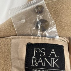 Jos A Bank Men Size 43R 100% Camel Hair Blazer Pristine ConditionSummer Special