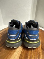 Brooks Ghost 15 Running Shoes Blue Black Neon Yellow 1103931D403 Men’s Size 9.5