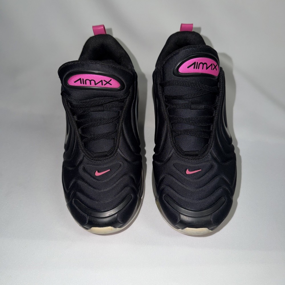 Nike Air Max 720 SE Black Laser Fuchsia- Size 10 Women’s Preloved.