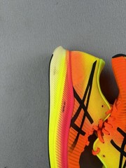 ASICS Metaspeed Edge Running Shoes Womens Size 7.5 Yellow Orange Sneakers