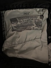 Levi’s 501 Women’s Black Denim Cut-Off Shorts Size XX Regular Fit Mid Rise