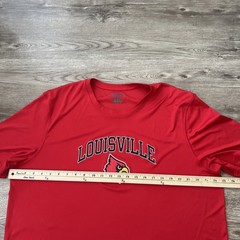 Champion Louisville Cardinals T Shirt Mens 2XL Red NCAA Athletic Performance Tee