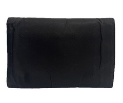PRADA Tessuto Triangle logo Trifold Wallet Nylon Black