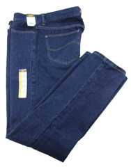 NWT LEE Pepper Prewash Men’s 34 x 32 Dark Blue Regular Bootcut Jeans RETAIL $52