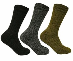 Mens Thick Heavy Duty Wool Blend Work Hiking Boot Socks Winter Warm Thermal UK
