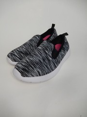 West Loop Slip-On Memory Foam Comfort Shoes Black/White Women’s 5-6