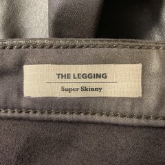 ADRIANO GOLDSCHMIED Size 32 Brown Faux Leather Cotton Blend Skinny Pants