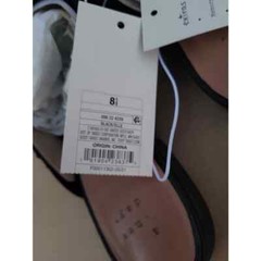 A New Day, Black Elle Flats and Slip Ons, Size 8-1/2 (8.5) + Free Shipping