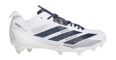adidas Adizero Electric Mens Football Cleats White Navy Blue IE6290 NEW