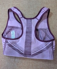 Nike Dri-FIT Pink Purple Sports Bra Women’s Size S Medium Support Racerback Gym