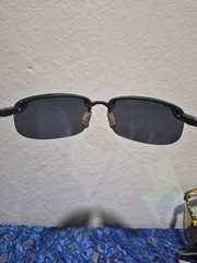Maui Jim Ho’okipa MJ407-02 Black Mj Sport Plastic Gray Polycarbonate Lens Men’s