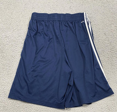 Adidas Shorts Mens XL Blue USA Climalite 3 Stripe Basketball 10 Inseam Yr 2015