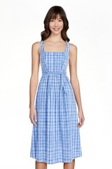 Free Assembly Women’s Sleeveless Belted Cotton Midi Dress NWT