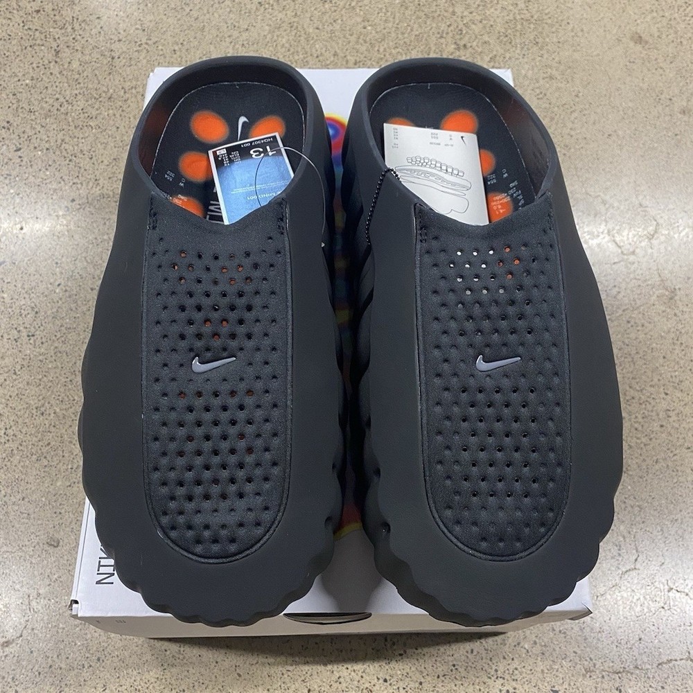Nike Mind 001 Slide Black Chrome US 13 HQ4307- 001