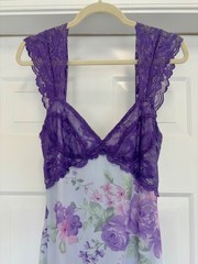Garden Bloom Mesh Floral Maxi Dress by Blue Blush Size M