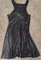 Baby Phat Black Shimmer Embellished Tunic Dress Size Small Made in USA Y2K PARTY