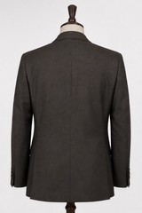 Canali Brown Wool Blazer 48R 58EU Made In Italy Sport Coat 2 Button Luxury