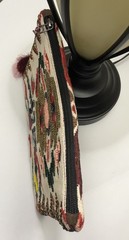 Clutch Artisan Tapestry ￼style Western Print Bead Bag