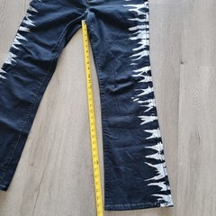 BABY PHAT VTG Y2K Hip Hop Streetwear Wide Leg Flare Jeans Grayish Black Size 11
