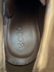 ECCO Kenton Derby Boot Men’s EU 47 US 13 – 13.5 Brown Leather Stacked Heel NWOT