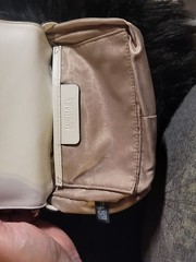 Michael Kors Madelyn OPTIC WHITE LEATHER CLUTCH