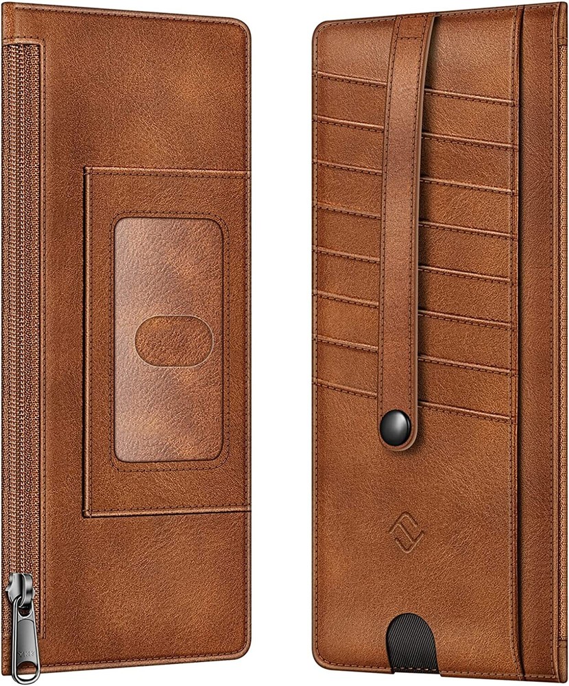 RFID Blocking Business Cards Cases Slim Credit Card Wallet Holder Change Pouch