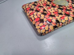 ATAO Leather Long Wallet Beige X Red Brown Used