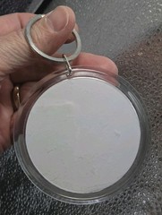 Picture Frame Keychain Clear Acrylic 2.75″ Round Photo Holder Keyring Lot Of 10