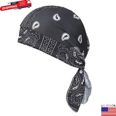 Elastic Motorcycle Wrap Biker Du Bandana Paisley Doo Rag Head Skull Cap Durag