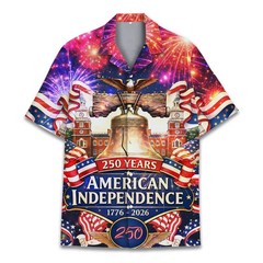 Happy Fourth of July Hawaiian Shirt