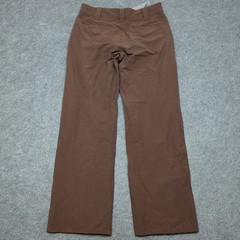 LLBean Women’s Wide Leg Pants Brown Viscose Rayon Spandex Size 10 Reg