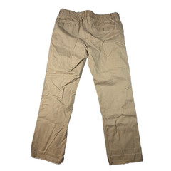 American Eagle Men’s 36×30.75 Khaki Relaxed Straight Chino Distressed Hem Pants