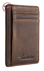 Slim RFID Leather Wallet for Men, Minimalist Front Pocket – Father’s Day Gift