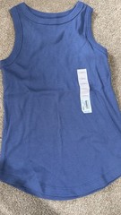 Womens SO Blue Ribbed Racerback Tank Top Size XS