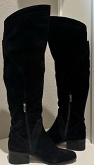Vince Camuto Karinda Black Suede Over The Knee Boots Women’s 8 $240