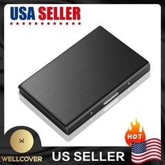Credit Card ID Holder Slim Money Travel Wallet Men Stainless Steel RFID Blocking