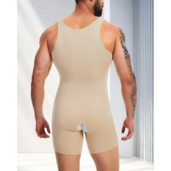 Men Tummy Control Shapewear Bodysuit Slimming Compression Body Shaper Underwear
