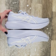 ASICS GEL-Excite 11 Womens Shoes Sz 7.5 Blue Fade Cream Mesh Lace Up Sneakers