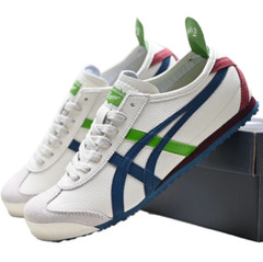 NEW Onitsuka Tiger Mexico 66 Sneakers White blue green Sneaker Shoes UNISEX