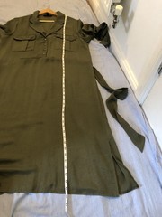 Lipsy green midi shift dress size 16, In Very condition